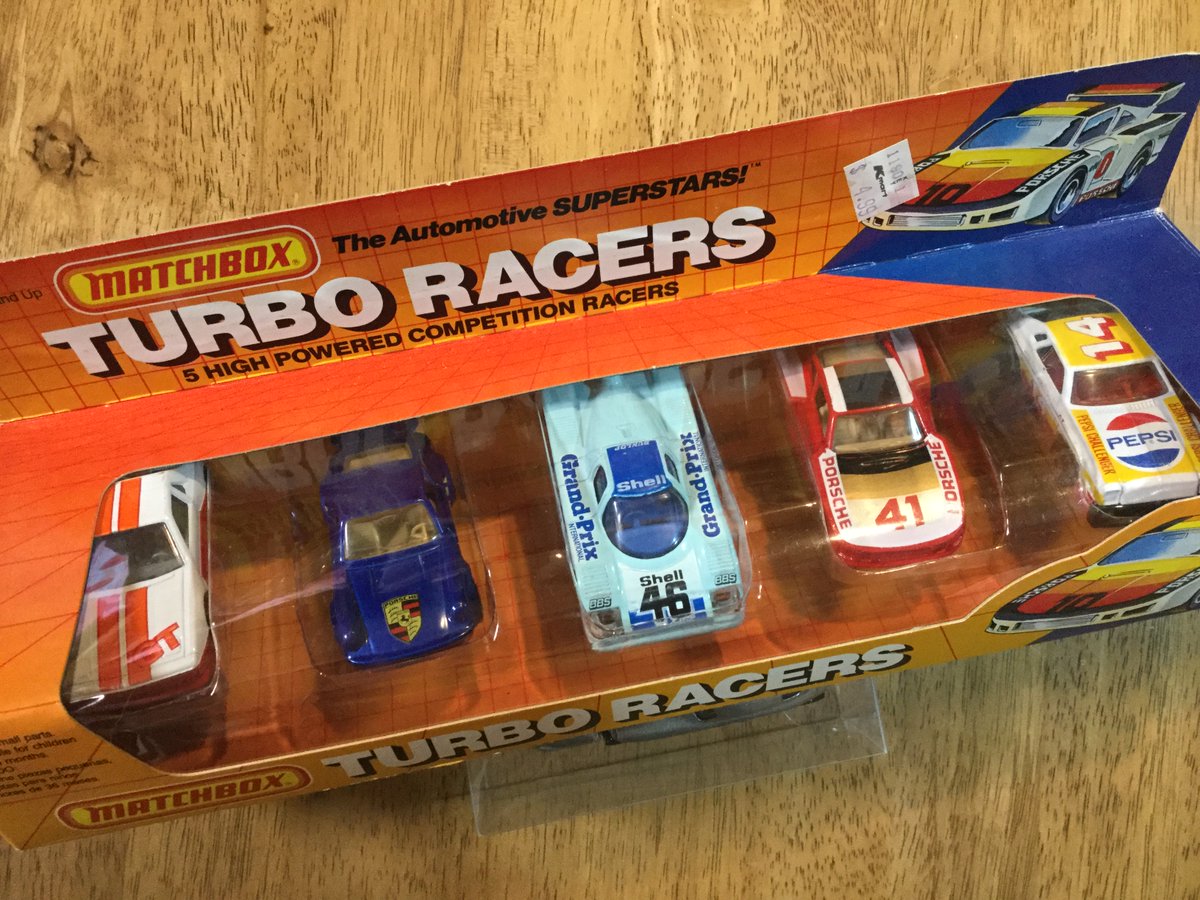 1989年製マッチボックス ターボレーサーズ ちょっと豪華な5セット