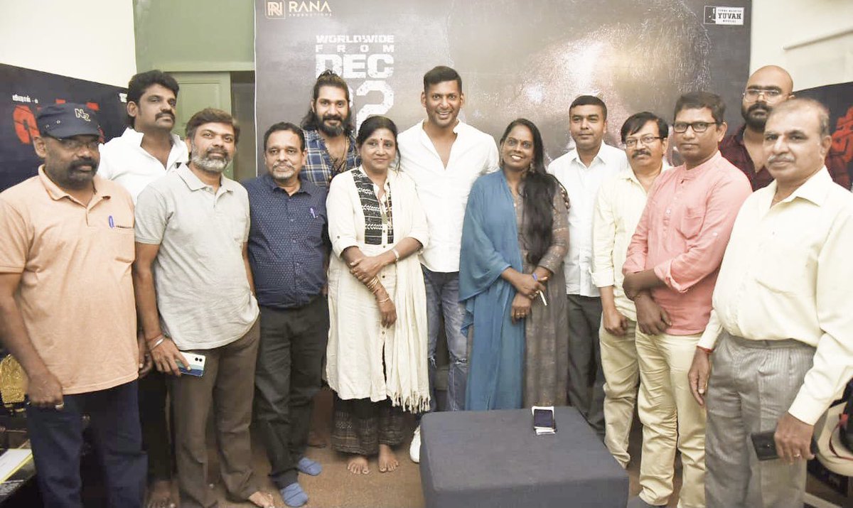 So happy to meet these lovely people during #Laththi promotion, indebted to each one of them for their love &amp; affection since #Chellamay

#Kudos to these wonderful #Journalists, God Bless