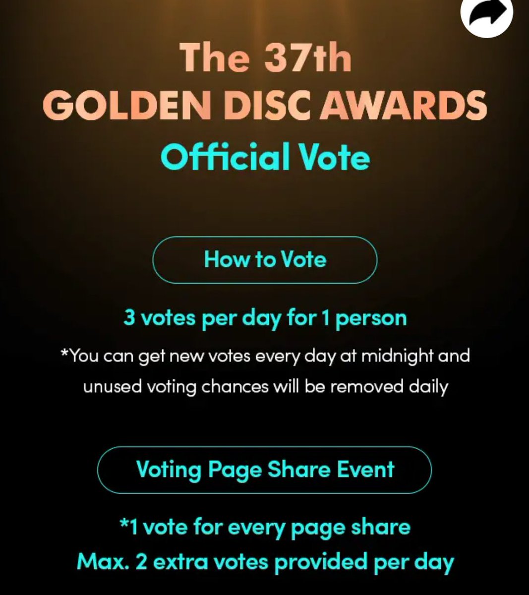 LJEvioletvoting's tweet photo. 🗳️[#UAENA_vote]
Voting for the #TikTok Golden Disc #MostPopularArtistAward is open!

Vote for @_IUofficial
→ https://t.co/A0HRRolNRP

voting period
🗓Dec. 20th 11AM ~ Dec. 29th 4PM (KST)
#IU #아이유 #이지은 
#골든디스크어워즈 #goldendiscawards https://t.co/L1wTM5iVdh