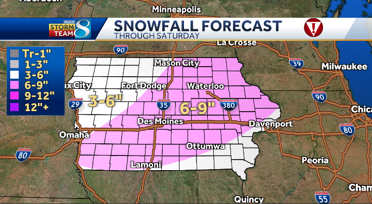 ❄️FIRST CALL: starts Wednesday afternoon, snow wraps up late Thursday. Wind/blowing snow through Saturday. 
Be advised - this will likely change over the next 24-36 hours. ❄️#iawx