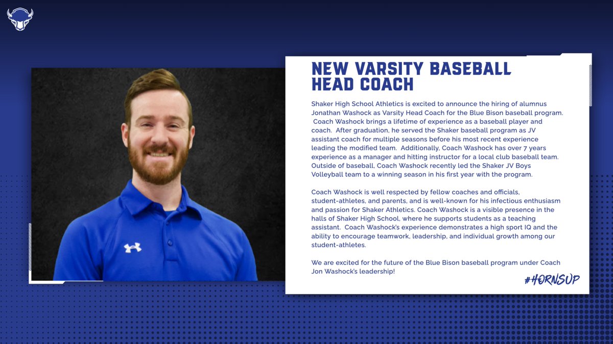 Congratulations Coach Washock!