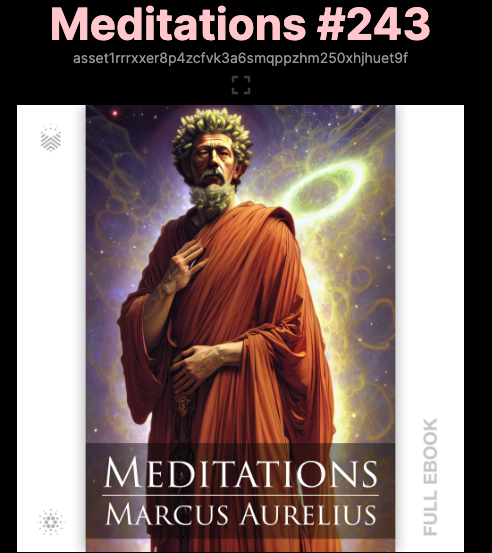 book_io's tweet photo. The #OGBookClub is one of the best communities in crypto. I know this because they donated a bunch of Gutenbergs for #bookholidays. 

Here's your chance to win 4! Oh, and I'll throw in Meditations. 

To enter: Just RT. Also, text someone you care about and let them know. #Cardano https://t.co/vWJcnLi7Pn