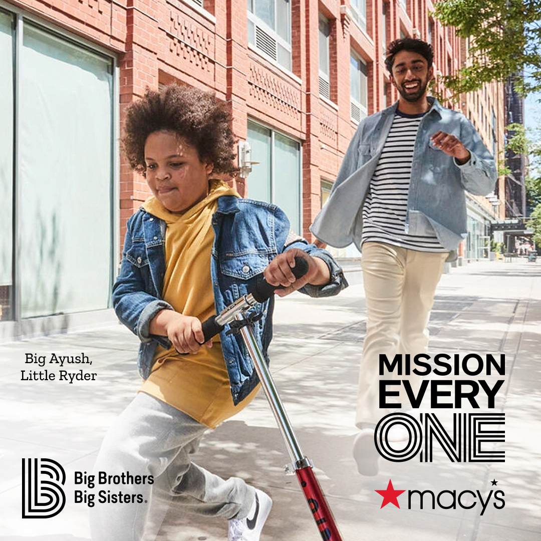 bbbsnorthwest's tweet photo. Big Brothers Big Sisters Columbia Northwest is proud to have the support of @macys to help inspire kids to discover their full potential.  
Donate online or stop by a Macy's store near you and round up your total at checkout. Donate today! #BiggerTogether #itsbigtime #mentorship https://t.co/Tl7BZ4ezym