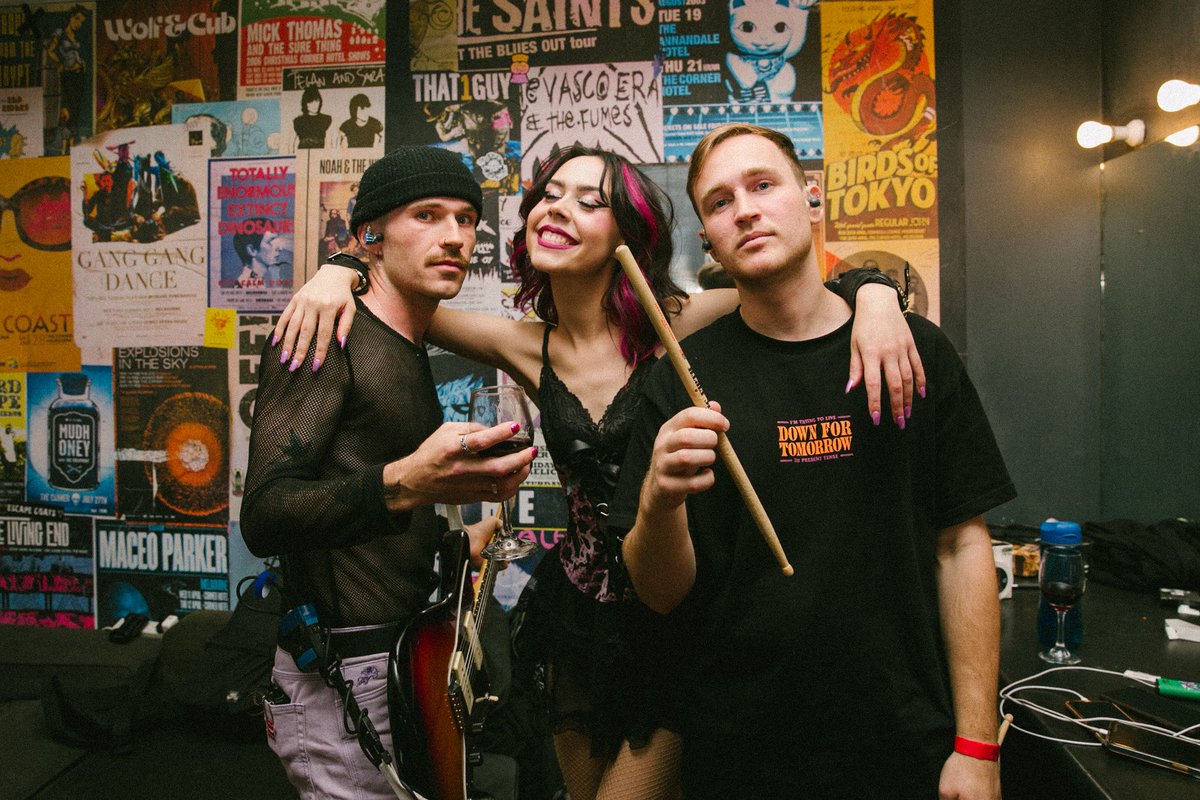 12 shows around Australia in a month. Thank you to everyone who came to a show on the is this what i look like? tour. we got to play shows to new and familiar faces. thank you to our crew, <a href="/banksarcade/">Banks Arcade</a> and @YenStrange for making these shows so memorable. We’ll see you in 2023 🫶🏼