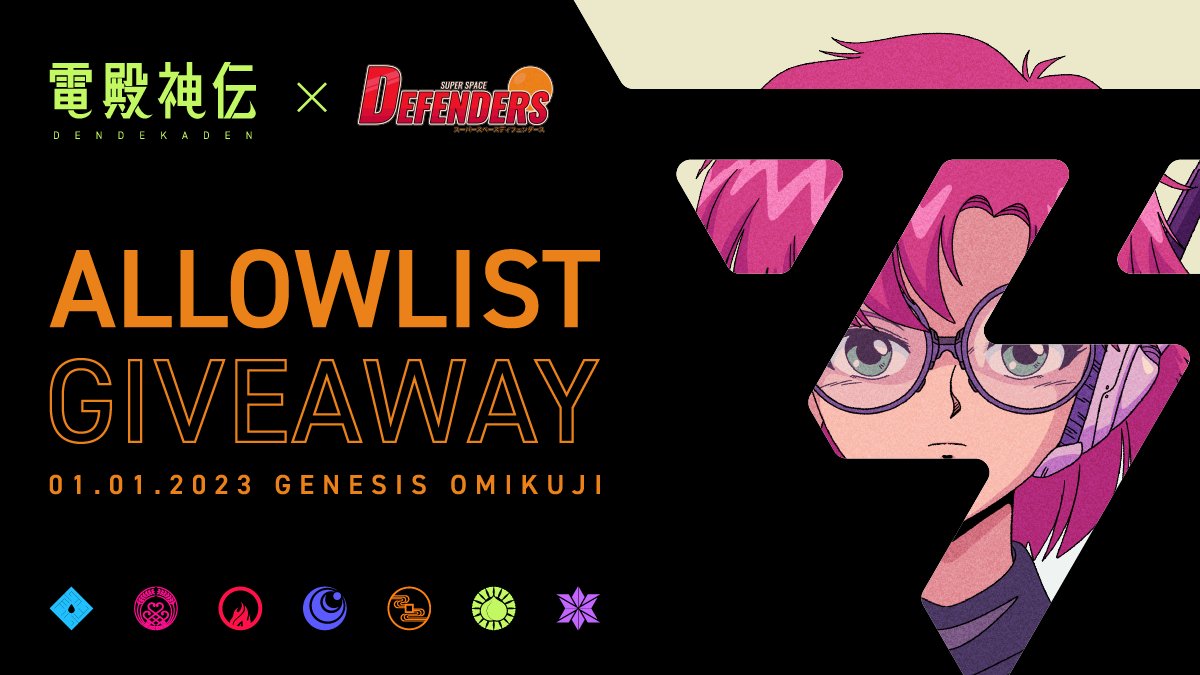 SSDefenders's tweet photo. 👾 SSD x DenDekaDen ⚡

We've been given 2x Allowlist spots from @DenDekaDen to giveaway! ✨

❶ Follow @DenDekaDen &amp; @SSDefendersNFT
❷ Like &amp; RT ♻️
❸ Join https://t.co/zJoPfPecNv
❹ Tag your squad

Ends in 48h ⏰

Good luck, Soldiers! 🍀

#ALGiveaways https://t.co/RLhJMLGSbO