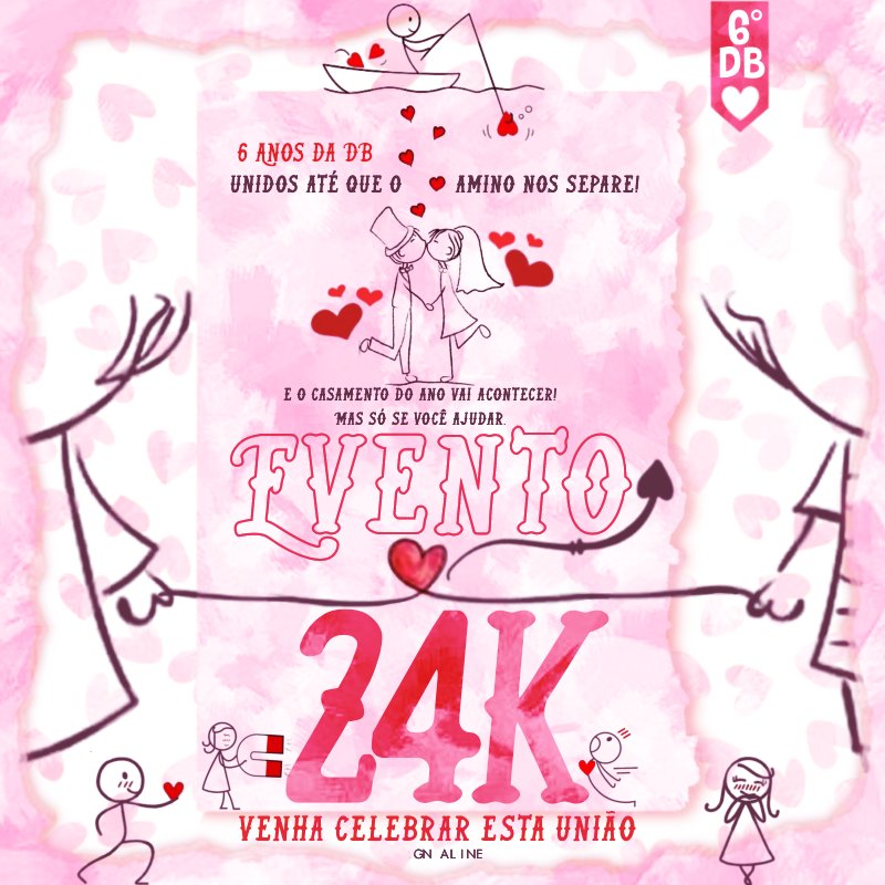 dbramino's tweet photo. Evento 24k - 6 anos da DB!
AGORA SOMOS 24K!

Participem do nosso evento em comemoração aos 6 anos de nossa comunidade!

https://t.co/4H1csGFqFs

Postagem: Aline
Imagem: Aline

#eventos #24k 
#6anos #aniversario #casamento #aminoapps #amino #comunnity #db #doramas #dramas https://t.co/zhBMu82KUu