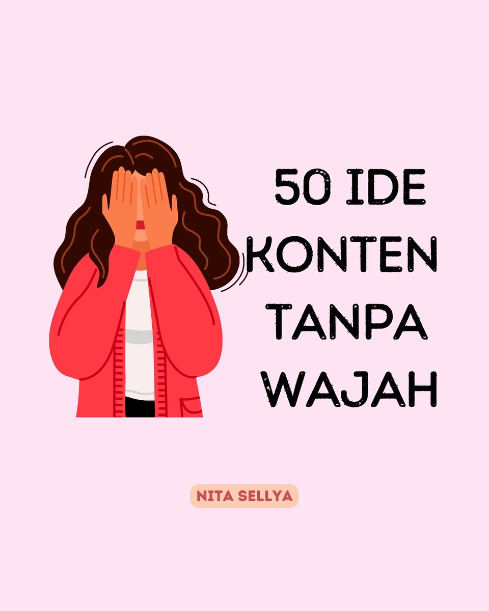 tehnit4's tweet photo. anyways, kalian termasuk yang males muncul muka kalau bikin konten gak? kalau iya, aku punya ini: 50 ide konten tanpa wajah.

sudah diunggah di instahram juga si, aku copas aja ke sini ya. https://t.co/3Duc9iecGu