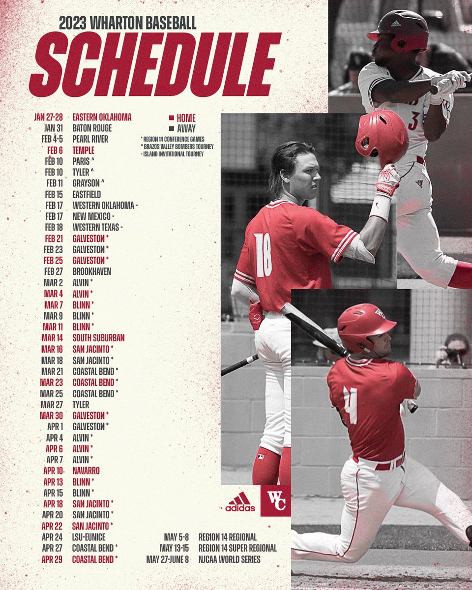 2023 Schedule Released 👇