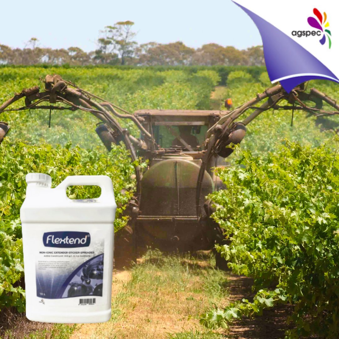 AgspecAus's tweet photo. Welcome to the #Agspec weekly #poll!
🍇Which groups of agricultural chemicals are generally compatible with Flextend® spreader - sticker?
🤔Take a guess in the comments 👇
#Agspec #viticulture #Flextend #adjuvant #grapes #vineyard https://t.co/OLj3t0yzoc