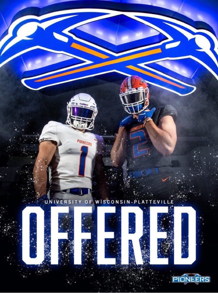 JoeyManzo3's tweet photo. Blessed to receive my second offer to play at the next level from Wisconsin Platteville! @reinhardt_tyler @Ryan_Munz @CoachBauder5 @EDGYTIM @CoachBigPete https://t.co/RXQGL0zVQb