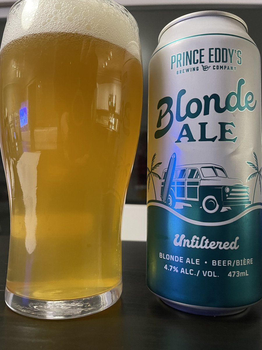 Decem-beer 19th: Blonde Ale from <a href="/PrinceEddys/">Prince Eddy's Brewing Co.</a>. Crisp, clean and easy without being boring. Crushable - should only be purchased in multiples of 6.