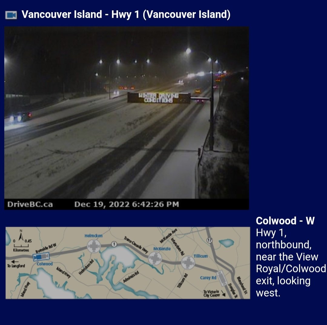 EmconSouthVI's tweet photo. #BCSnow is coming down hard across South #VanIsle. Our crew of snowfighters are out working around the clock to keep mother nature in check. 

Highly recommend staying home and staying safe until this storm passes if you can.

@DriveBC @TranBCVanIsle #yyjtraffic #Shiftintowinter https://t.co/3i0THTANig