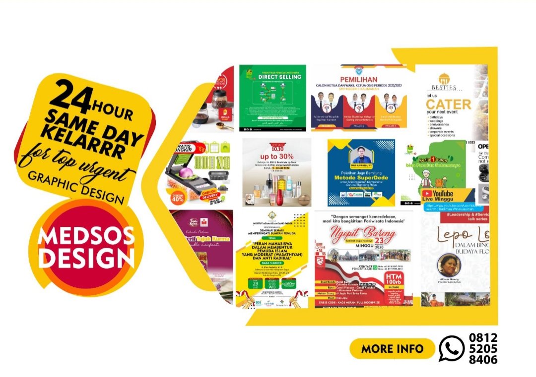 Karaidnp's tweet photo. Jualan jasa design, FEE SEIKLASNYA. Layanan 24 Jam, untuk design urgent bisa dibuat dalam hitungan jam. Terima kasih untuk sahabat2 yang membantu promo, Tuhan yg membalas, diberi rejeki, diberi sehat &amp; sukses di usaha dan pekerjaan, amin...🙏🙏🙏 WA 0812 5205 8406 https://t.co/5MaEYtVu28