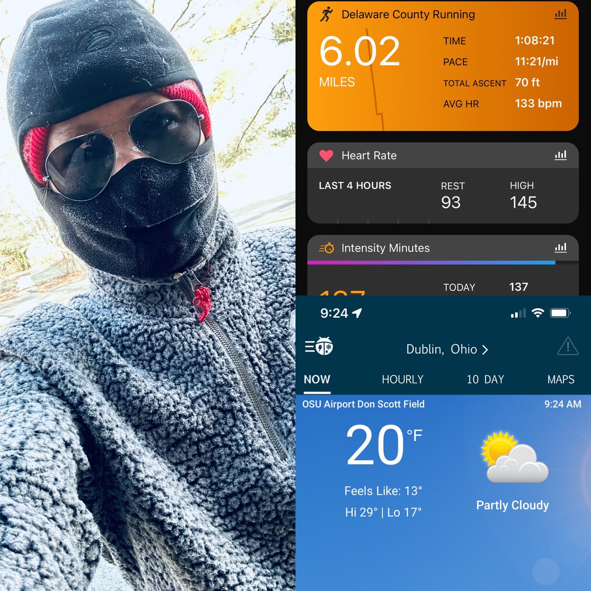asianposh2022's tweet image. Ran on very cold Ohio weather! 🏃‍♀️🥶 #runner #ohio #50something