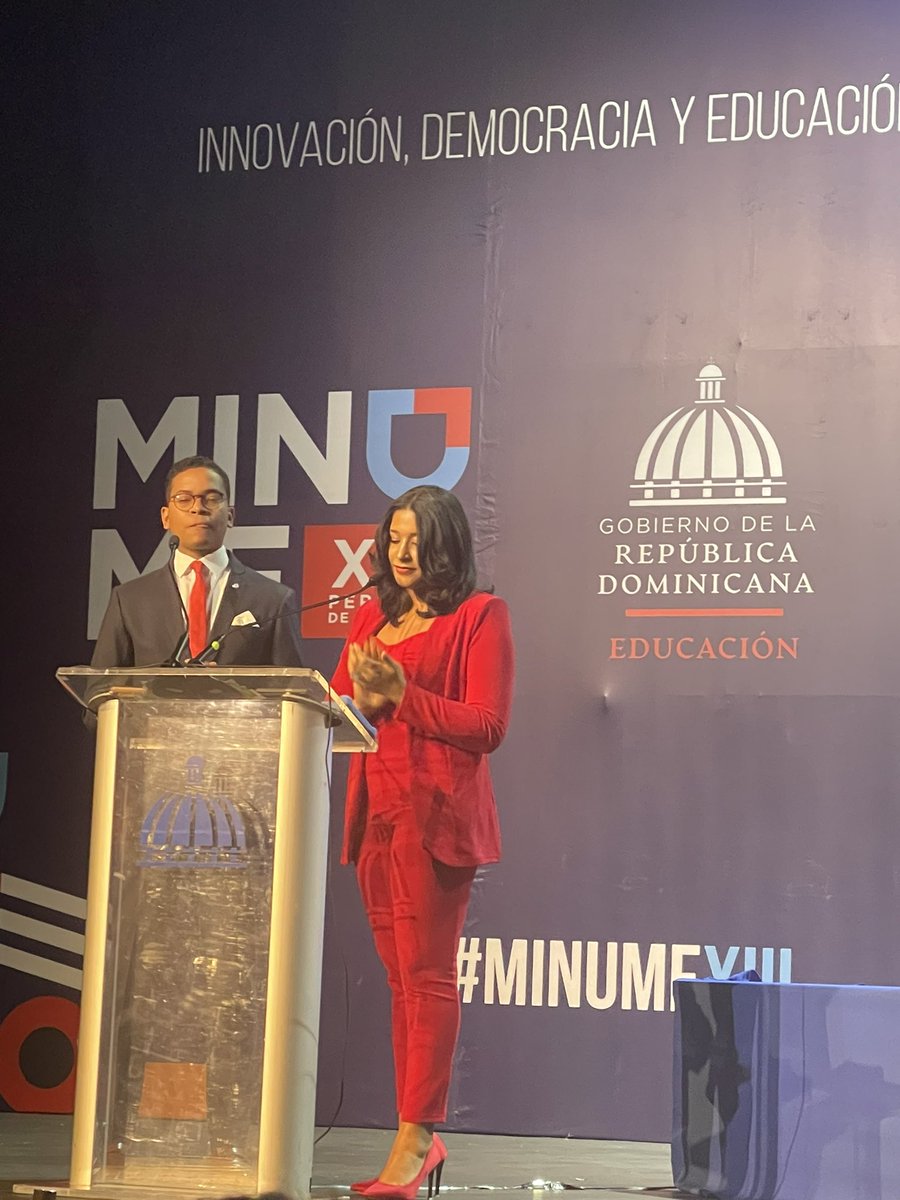 Vicente_L's tweet photo. El desarrollo de los países está fuertemente ligado a la transformación constante de sus instituciones. Me alegra que @EducacionRDo a través de #MINUME busquen sensibilizar a los jóvenes dominicanos sobre la importancia de estos temas.
Gracias por la invitación. Suerte a todos https://t.co/QidcqLaU4m
