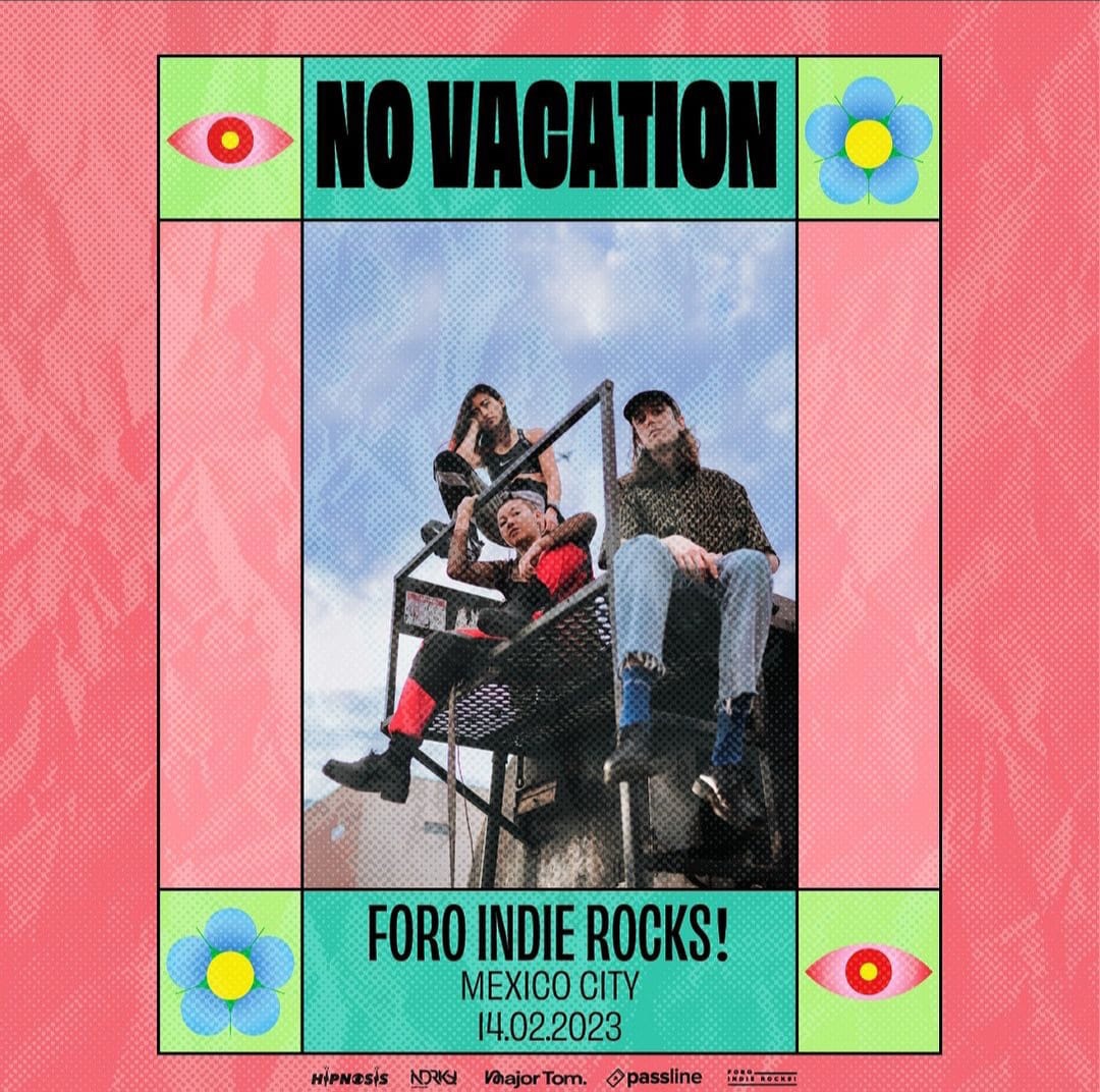 revistafreim's tweet photo. 🚨 ¿Ya vieron? #novacation estará presentandose este 14 de febrero 💗 en el #foroindierocks para celebrar solx o acompañadx 💕
🎟️ A través de Passline https://t.co/cW7cIimHFc