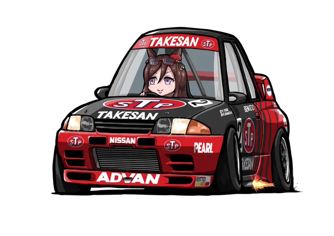 STP(Seeking The Pearl)タケサン GT-R#ウマ娘#シーキングザパール 