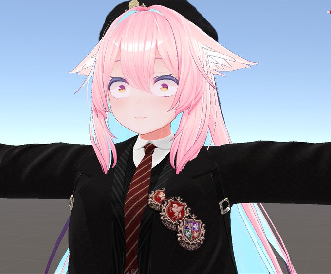 ワッ....学生服...! 