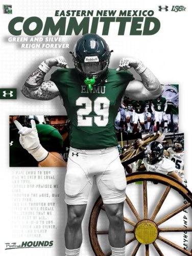 Committed to Eastern New Mexico University‼️‼️‼️ #Hounds #Darrgang
