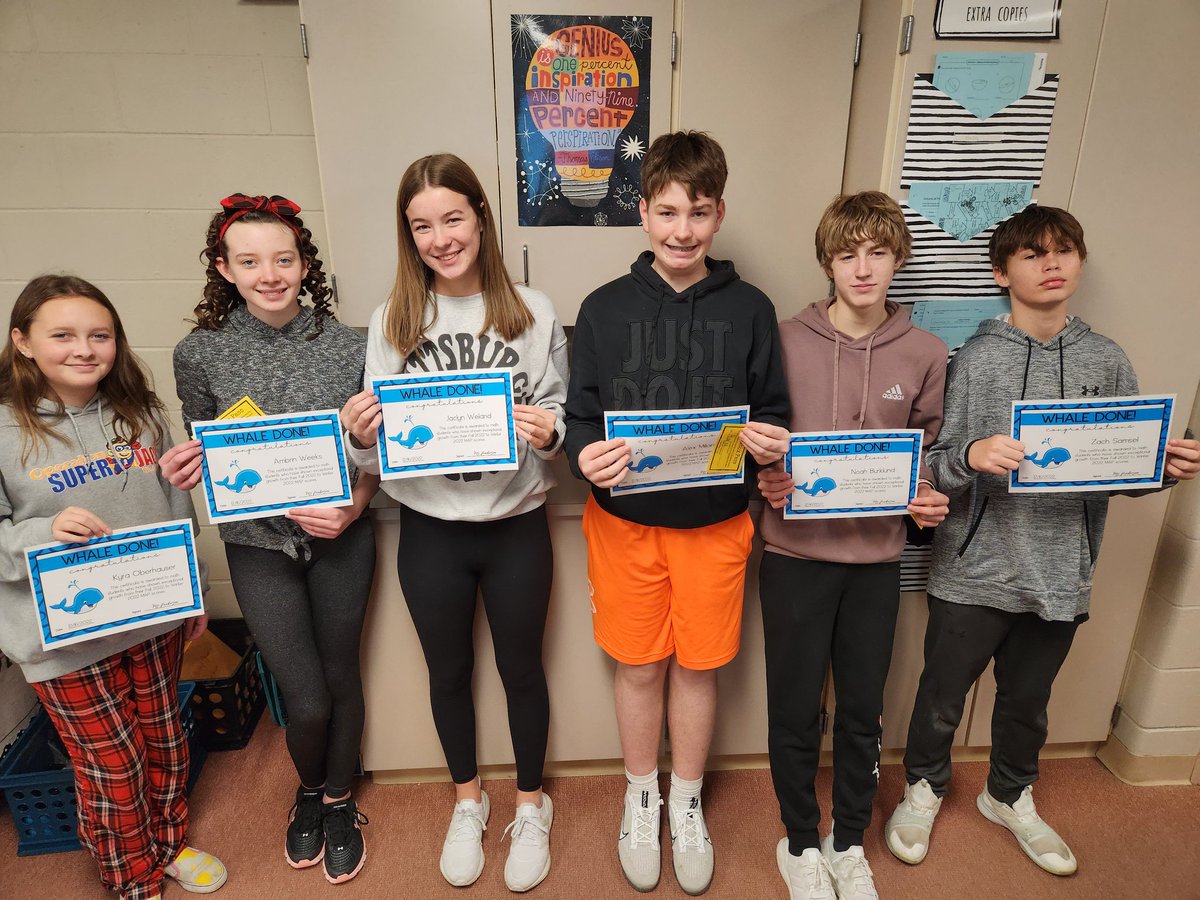 Super proud of these 8th graders who showed outstanding growth on their winter math MAP 🌟<a href="/mps_russell/">Russell Middle</a>