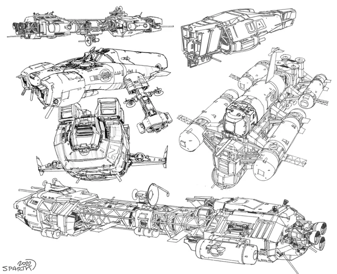 Lots of (valuable) talks but where's the art? so to balance things before new year knocks, here's line stuff from  2022. 