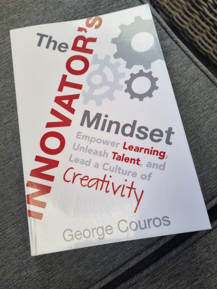 Sonnns1's tweet photo. First #eduread of the summer. Not a new book but absolutely a fantastic  read. So many notes taken. I love the discussion around competitive collaboration, where educators push and help one another to become better. #innovatorsmindset @GeorgeCouros https://t.co/1VeGy1C1mT