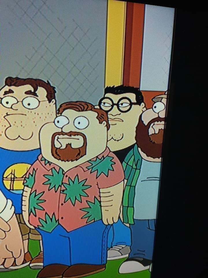 3rdWorldDogs's tweet photo. Como olvidar cuando @dedreviil, @IbaiLlanos, @franco_esca y @slobotzky_  hicieron un cameo en family guy 🤩 https://t.co/3KttYH6yVe