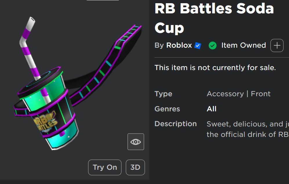 giving away THIS SCREENSHOT of the RB Battles Soda Cup NFT! GOOD LUCK TO ALL ENTRIES!

ONLY 1 LEFT ! WORTH 4.56 ETH

✅LIKE, RETWEET, FOLLOW, SHARE, SUPER FOLLOW OR SEND A VIDEO OF A WEIRD DOG (MUST BE UNDER 1 FT) TO HAVE A CHANCE AT WINNING!

Thanks Roblox. You're Epic Derp Sau