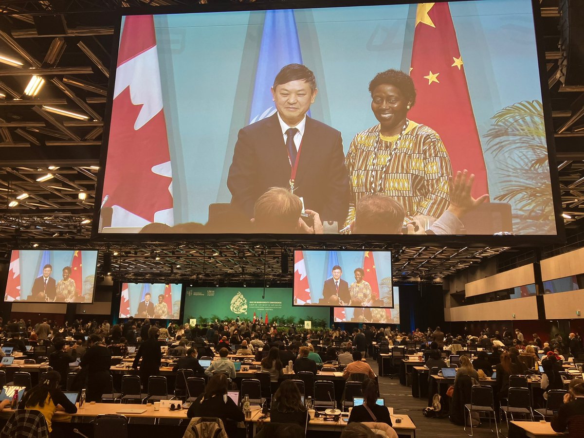 The Plenary: Adoption of Decisions has officially started! 🌿

Watch live in order to learn what is happening at #COP15 🌱

🎥 : youtu.be/_YuMIJ5aC5s