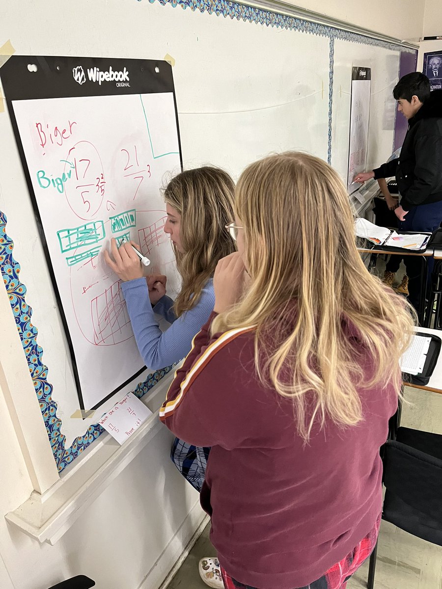 Coles_Math's tweet photo. We used your idea @joann_sandford and did around the world prove which decimal/fraction is the greatest! Thanks for the idea!!
@EllenvaleJrHigh https://t.co/vYlgvqNHB9