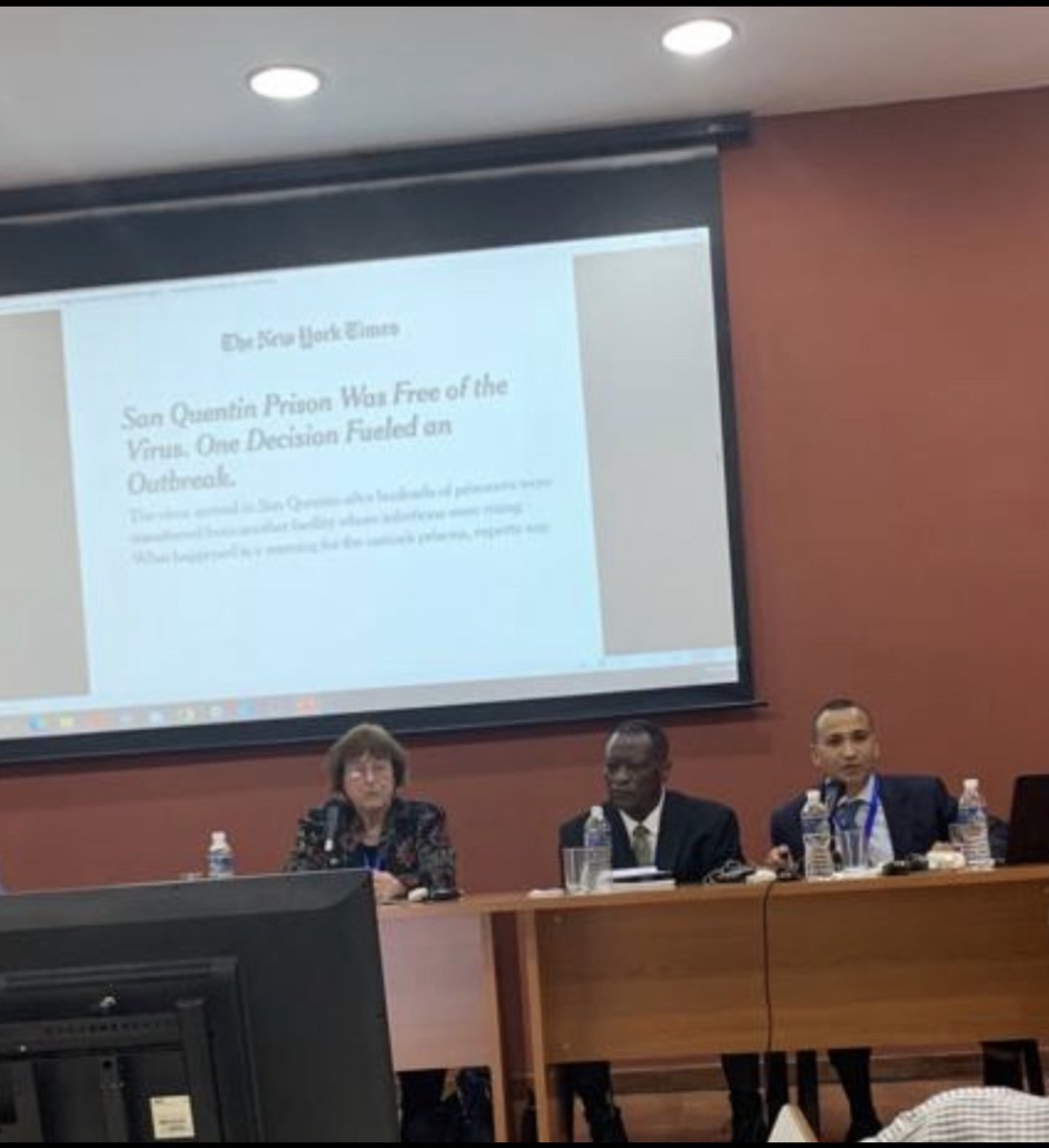 Salomon_Zavala's tweet photo. Had an amazing time in Cuba speaking at a conference on a panel with other US lawyers. I presented on the avoidable death of my client from COVID while in San Quentin prison and the failures of the US prison system during the COVID pandemic. https://t.co/p3p9yokb9I