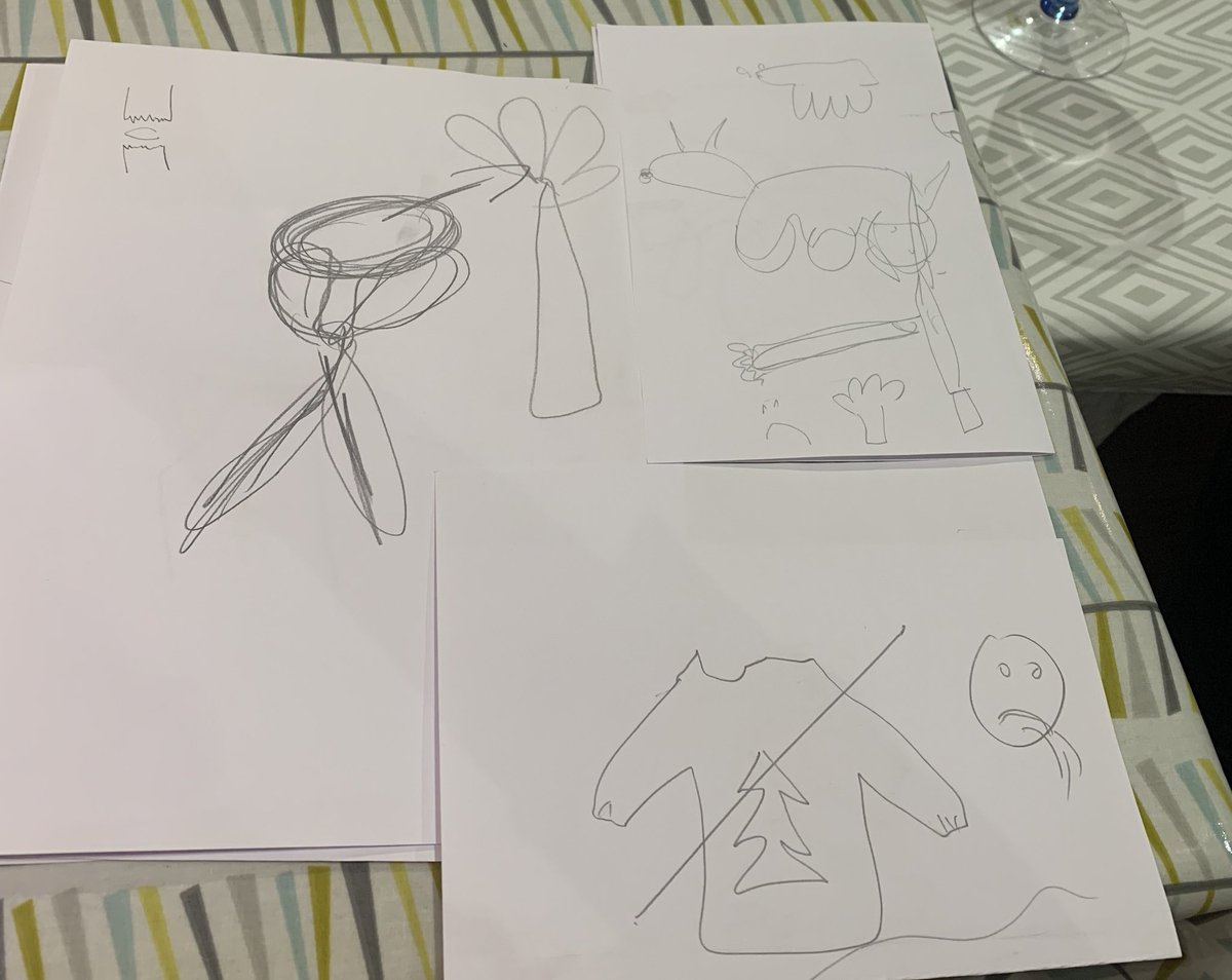 HepatoPlymouth's tweet photo. Congrats to our HRG Xmas pictionary winners! Here are some beautiful drawings from all teams, can you guess what they mean? https://t.co/uD5t1qtuhv