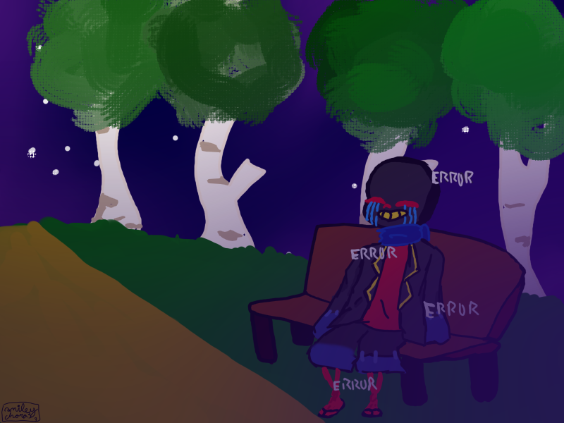 Chara3chara31's tweet photo. #Errorcember day 17 stars (si lo se medio tarde termine el dibujo ;v)
error by: crayon queen https://t.co/9pNxciaqje