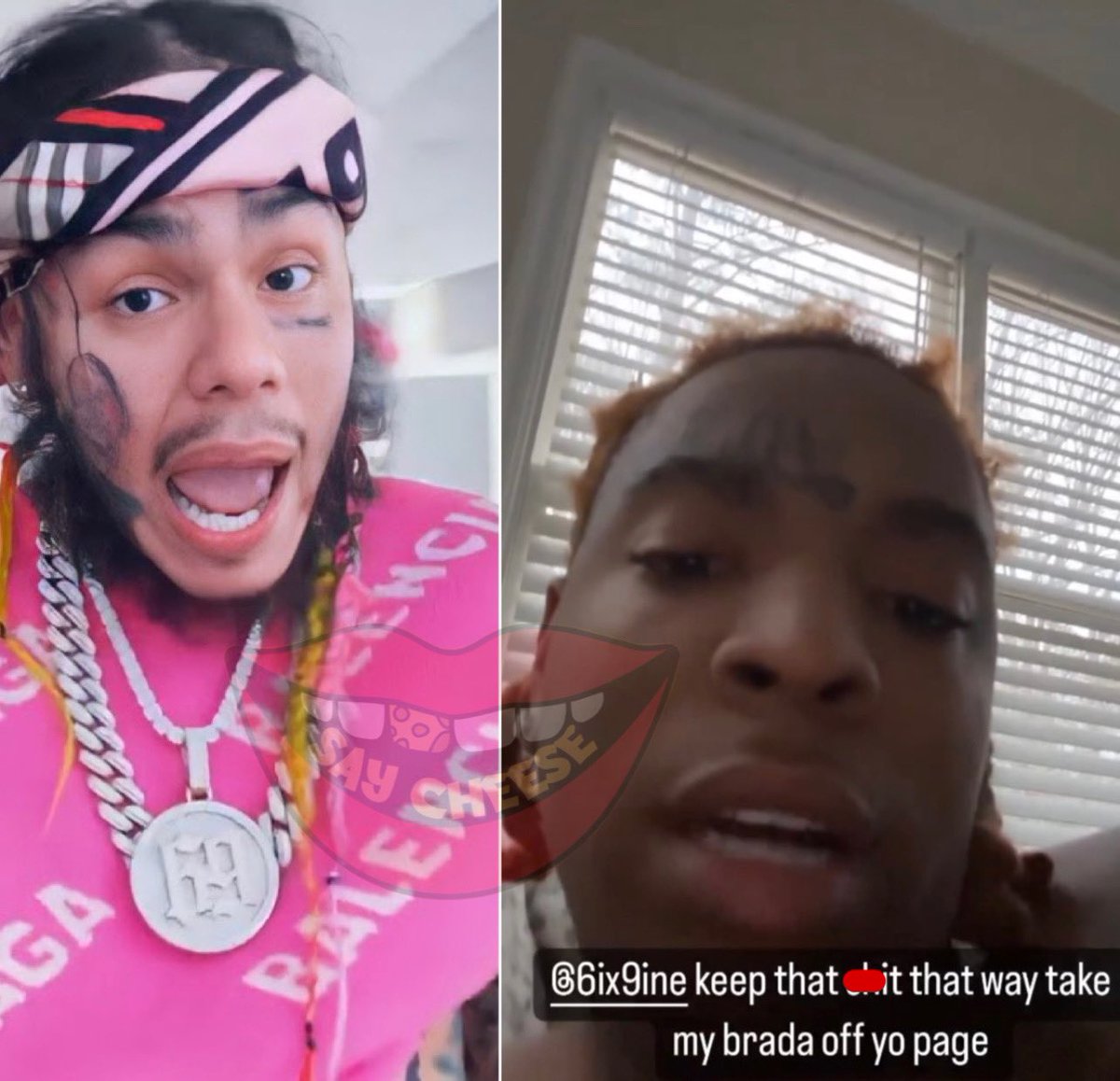 SaycheeseDGTL's tweet photo. Lil Gotit responds to 6ix9ine: “keep that sh*t towards Gunna don’t put my brother name in sh*t” https://t.co/A5UzXuEaM2