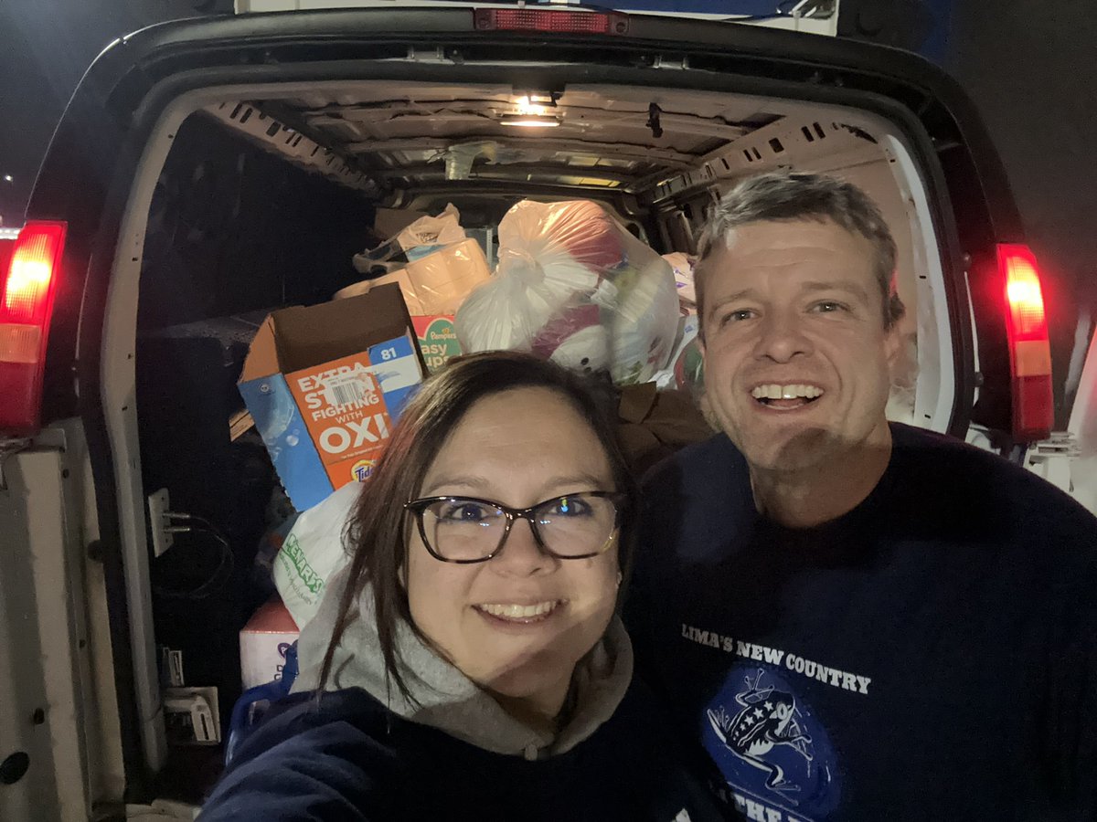 Our listeners are incredible! Thank you for giving to local families through our 92.1 The Frog Christmas Care-A-Van! You guys filled the Frog Van to the top! Thank you to <a href="/BobEvansFarms/">Bob Evans Restaurants 🍳</a> Manufacturing! Also thanks to <a href="/Walmart/">Walmart</a> <a href="/Signpro_Imaging/">SignPro Imaging</a> &amp; Allen County Children’s Services!