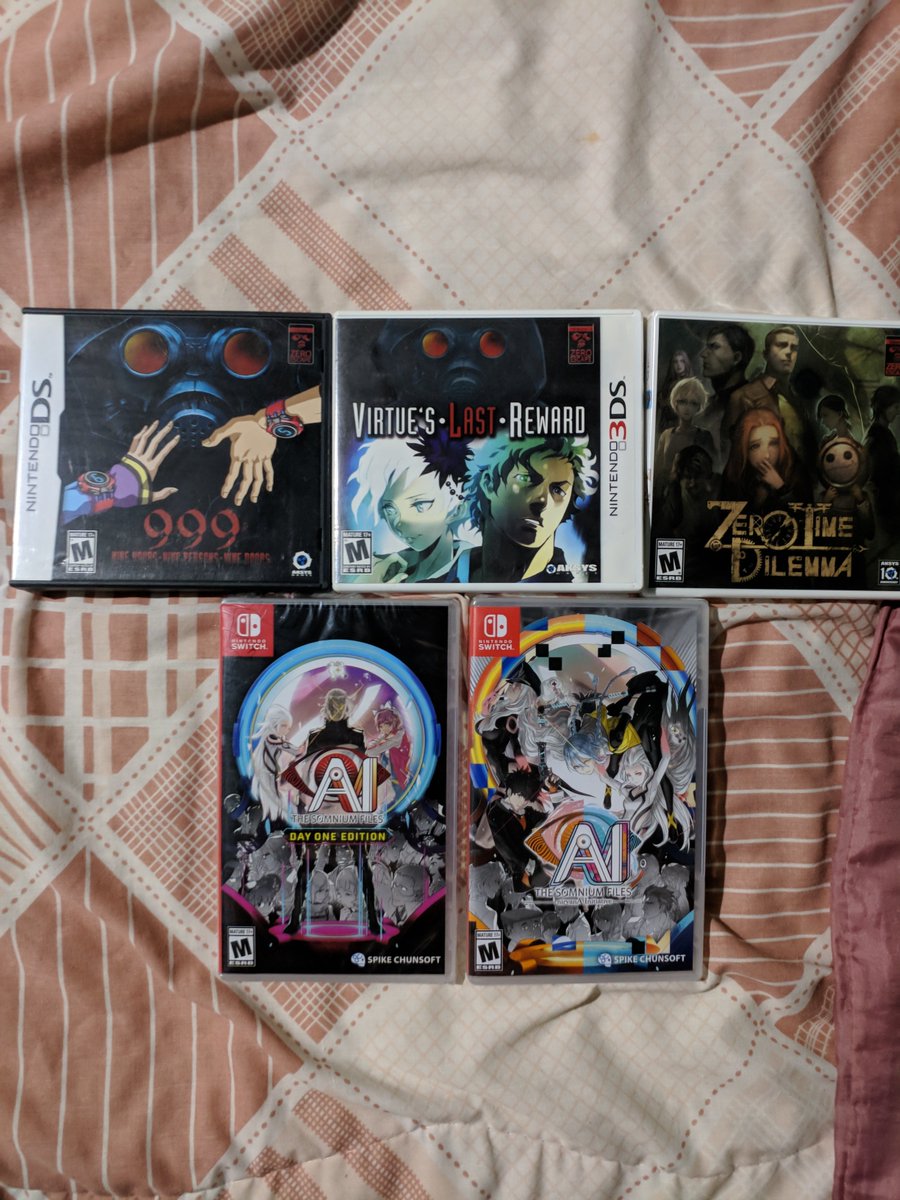 PressStartEC's tweet photo. @SpikeChunsoft_e Huge #AITSF fan here, hope to win https://t.co/a38YlxkM8y