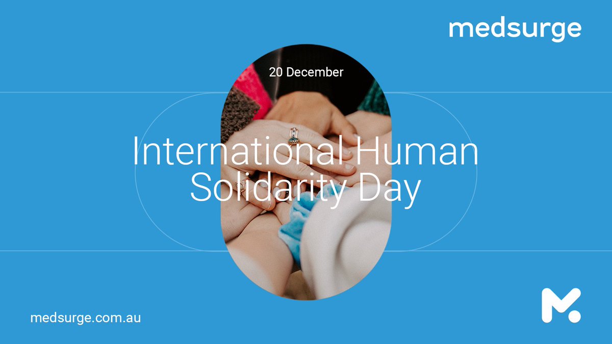 MedsurgeHC's tweet photo. On #InternationalHumanSolidarityDay, let’s all come together and share the love of humanity. Let us celebrate our unity in diversity; this is our strength, and we all can work together to defeat the forces that want to divide us. #humanrights #humanity #HumanSolidarityDay #love https://t.co/3tJSaPtxqz