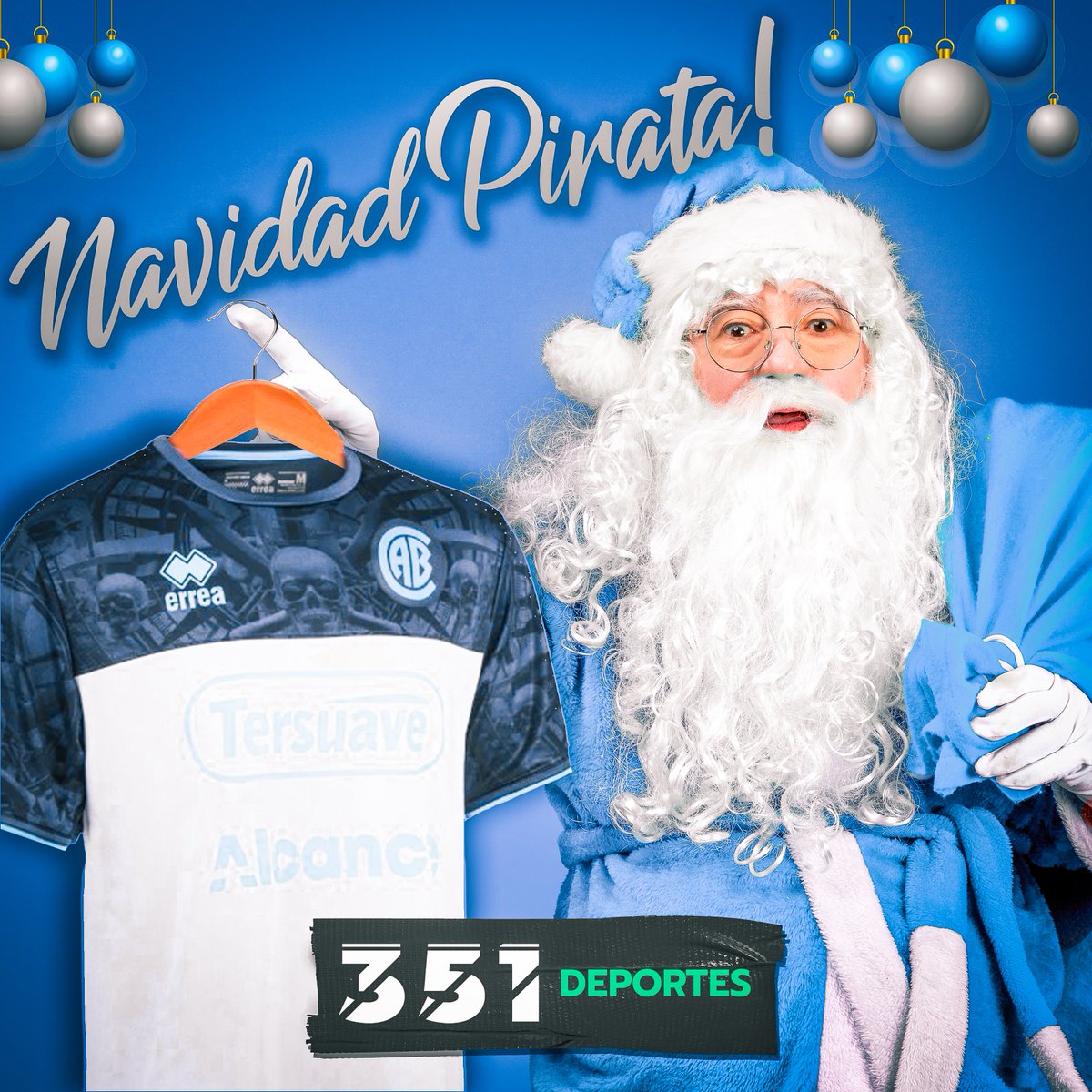 🎅🏻🎄 ¡Atentos, hinchas de #BELGRANO! ¡Sorteo Navideño en #351Deportes!

🎟️ ¡Sorteamos la nueva camiseta oficial de <a href="/Belgrano/">Belgrano</a>!

🤔 ¿Cómo participar?
✅ Seguí a <a href="/351Deportes/">351 Deportes</a>
✅ Dale RT

✳️ ¡Si participas en Instagram y en Facebook, sumas chances!