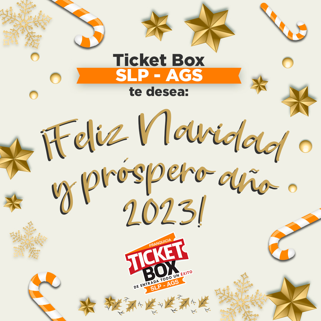 TicketBoxSlpAgs's tweet photo. ¡Felices fiestas! 🌟🎄 https://t.co/037iq7MTpg