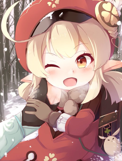 クレーちゃんあたたかそう🌡
最近寒いからあたためて♥
#GenshinImpact 