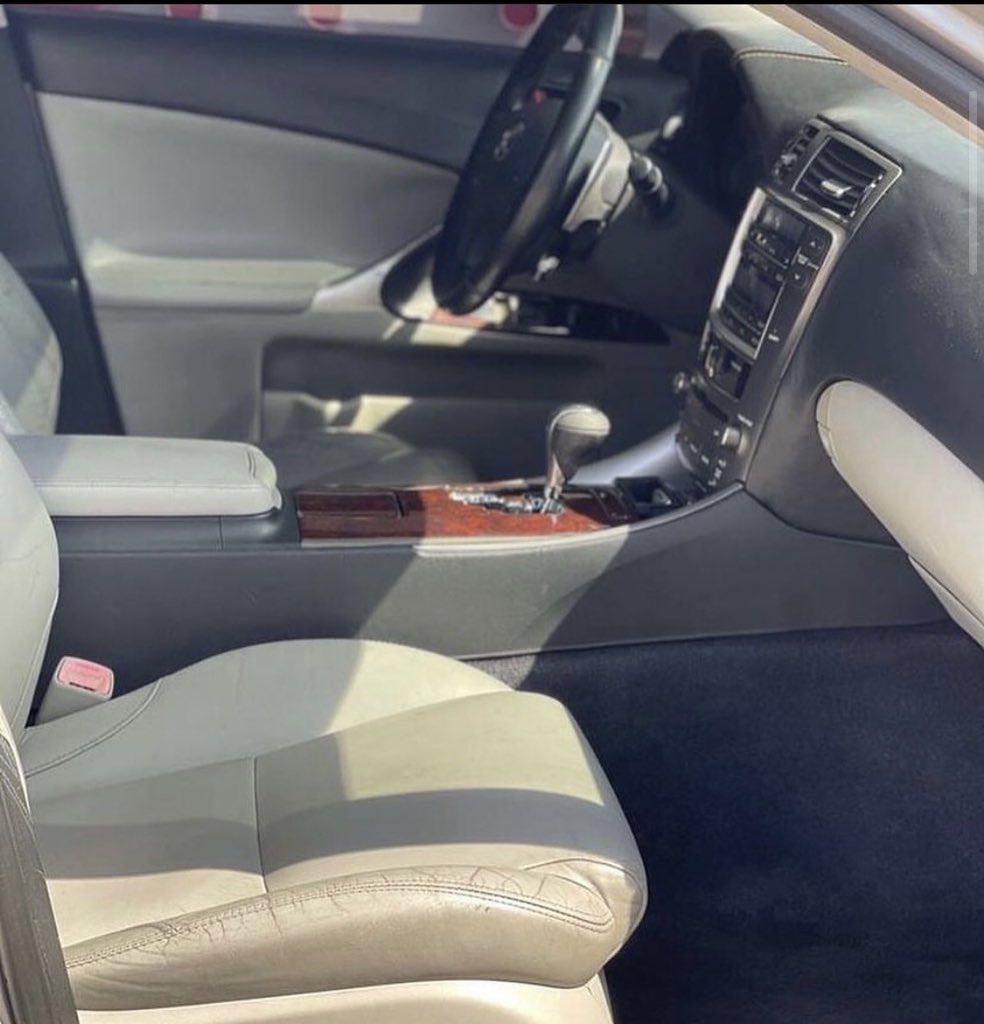Automall_ng's tweet photo. Extremely clean Lexus IS250 2007 model
Original duty
Price:4m
Location: Abuja
#femi #zina #fedility #sourthenkaduna
@Capt_Aliyu @zabeenarh @Kha_dee_ja_tou @aisha_yaGuda @hamza_bin_musa @Arewa_Business_ @__yellows @Waspapping_ @zabeenarh https://t.co/puBW0FVwDy