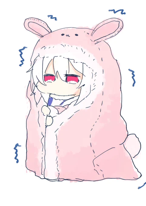寒すぎて何もできないラフィーちゃん 