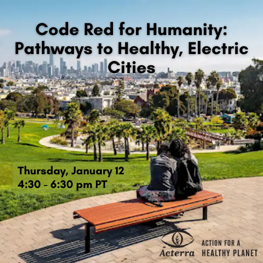 planetacterra's tweet photo. Don’t miss our new collaborative event “Code Red for Humanity: Pathways to Healthy, Electric Cities” on Thursday, January 12, 4:30 PM.
Speakers: @@BlocPower CEO Donnel Baird, @PenCleanEnergy CEO Jan Pepper, Palo Alto Council Member Pat Burt, and others. 
https://t.co/mNURNsZ5ze https://t.co/6ZFnhwc3W9