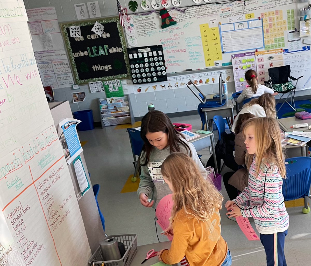 BUZZin2ndGrade's tweet photo. Behind the scenes before their big debut tomorrow! #readerstheater #lessonofthestory #keydetails @paul_slovik https://t.co/fQRz0Vxmm3