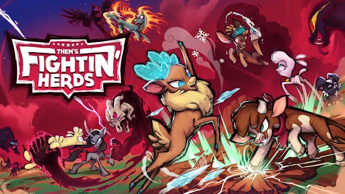 Quad_Bro's tweet photo. Them's Fightin' Herds is free today on the Epic Games Store! https://t.co/Ny9aYvvVD1