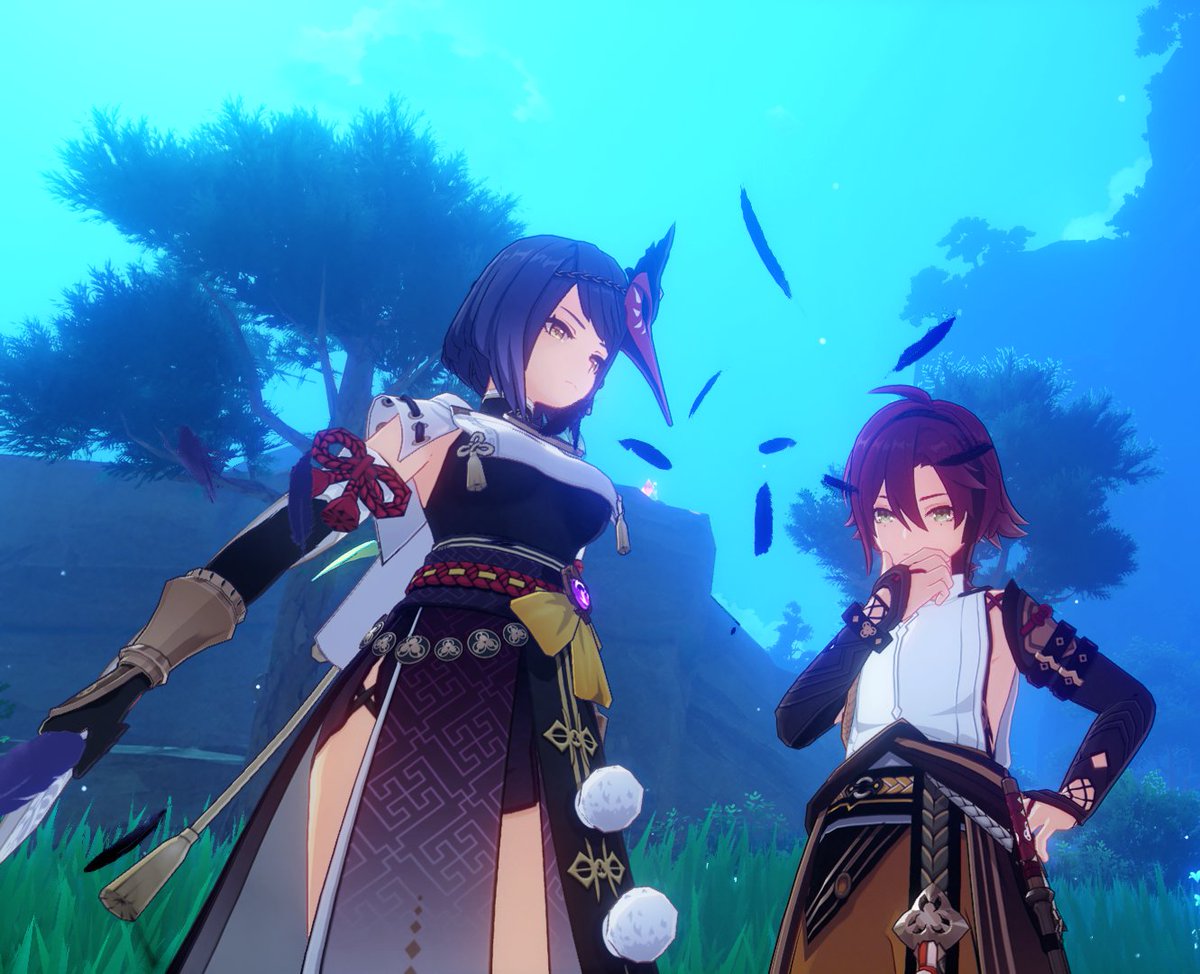 KeiAoi811's tweet photo. [Feathers]
#Genshinlmpact #kujousara #ShikanoinHeizou #Heizou #heisara #heizsara https://t.co/4Yuhw0ekHt