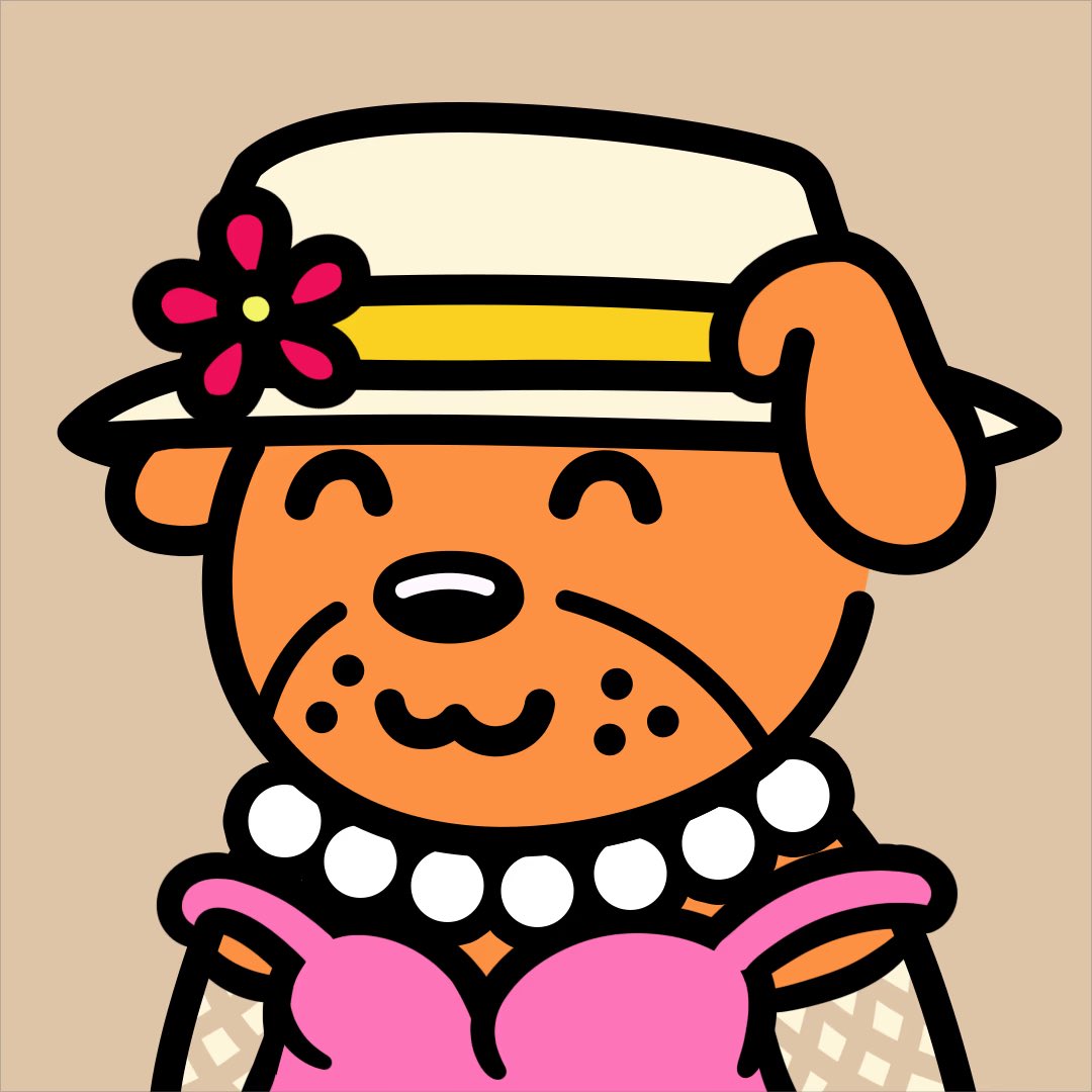 blisseyxp's tweet photo. my first @cooldognfts. she is definitely a cute gal. this doggo is ready to party!!🐶 https://t.co/ZczF73Jqlr