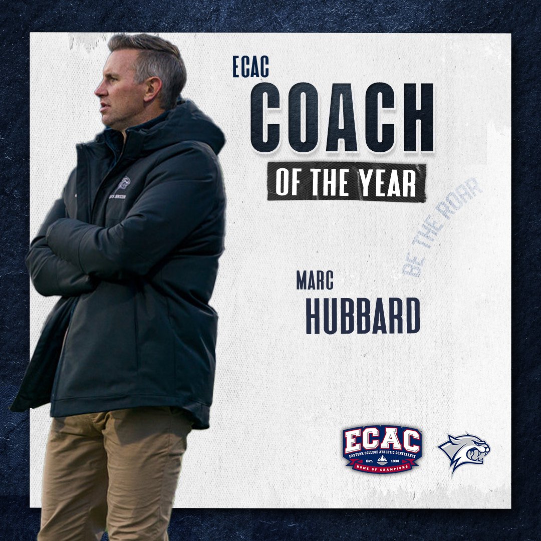 For the third time in the last four seasons, Marc Hubbard has been named the ECAC Coach of the Year!

Story ➡️ bit.ly/3v4O9Wg

#PieceOfThePuzzle