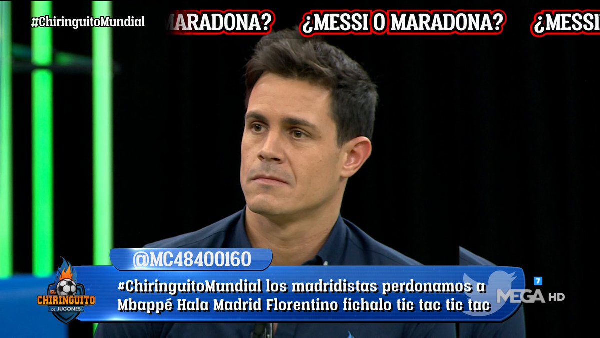 🇦🇷"Maradona estará por encima de Messi en personalidad..."

🔟"Pero Leo y Cristiano han estado 16 años a un nivel que nadie conseguirá".

🤔¿Estás de acuerdo con <a href="/EduAguirre7/">Edu Aguirre</a>? #ChiringuitoMundial