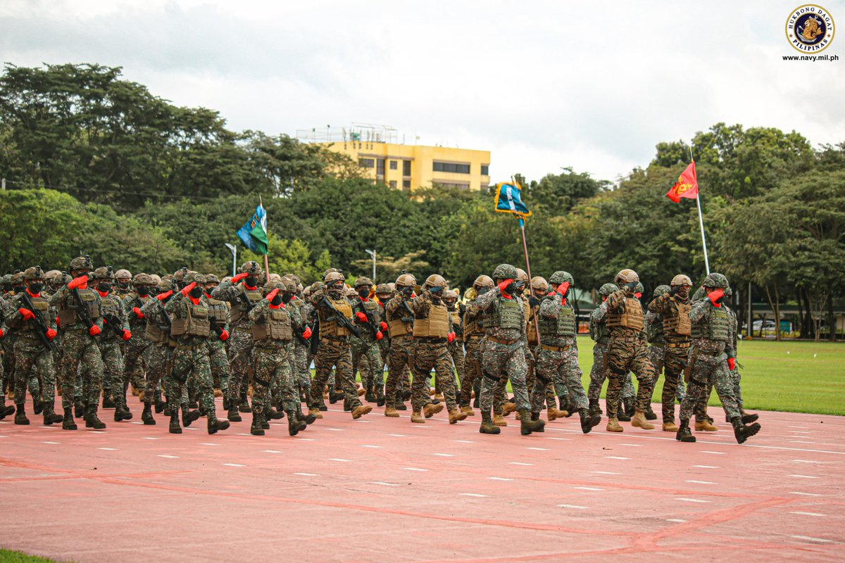 Philippine_Navy's tweet photo. AFP @ 87 | PH #Navy contingent participates in @TeamAFP's 87th Anniversary rites held at Camp Gen Emilio Aguinaldo in #QuezonCity on Dec 19
#AFPat87
#ProtectingtheSeasSecuringOurFuture
#GuardiansofourPreciousSkiesBearersofHope
#ServingthePeopleSecuringtheLand
#AFPyoucanTRUST https://t.co/1OPfGx2Kdc